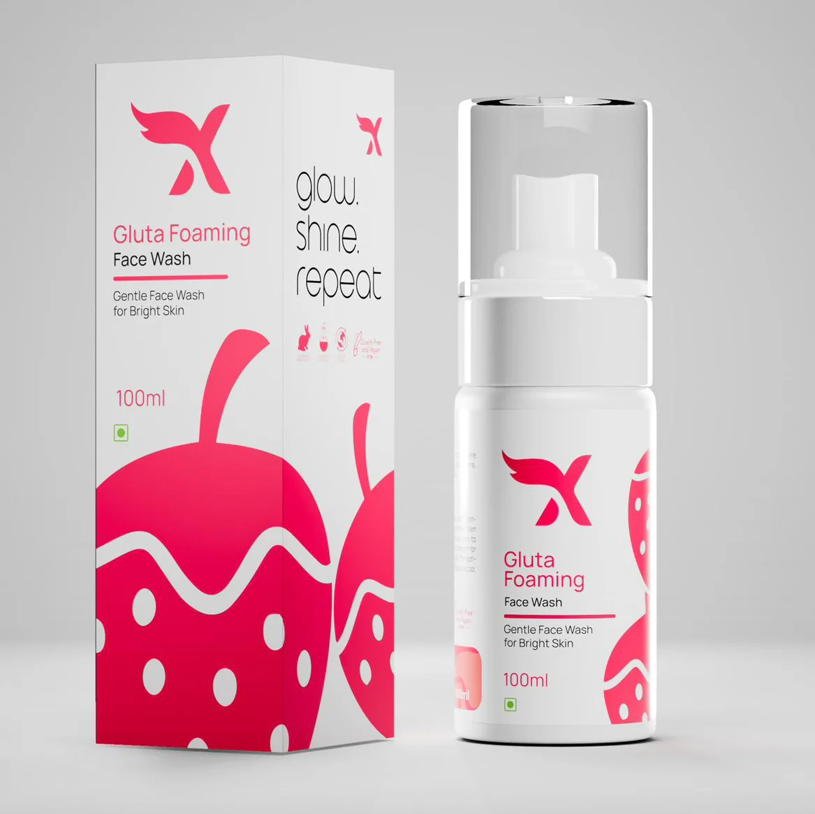 Gluta Foaming Face wash